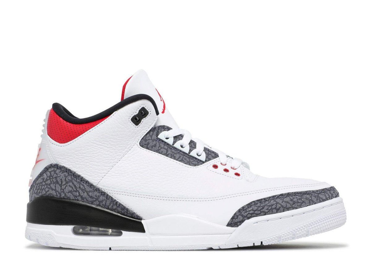 Air Jordan 3 Retro Denim SE ‘Fire Red’ Everlasting Sneaker Sneakers - OG Colo...