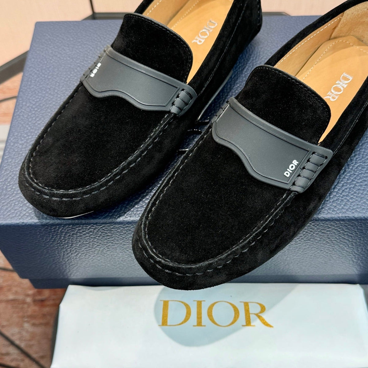 CD Odéon Men’s Loafer Black Suede 664117