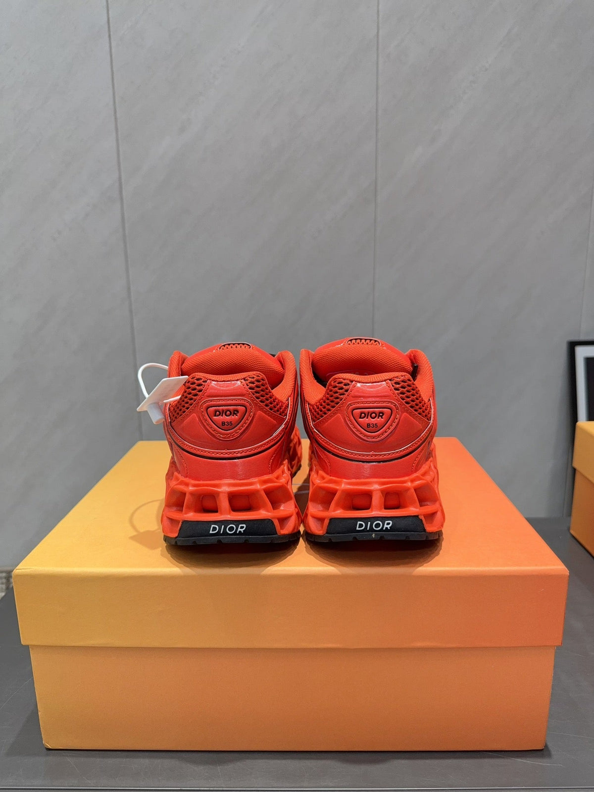 CD B35 NXXT Sneaker Red Rubber Mesh 614258
