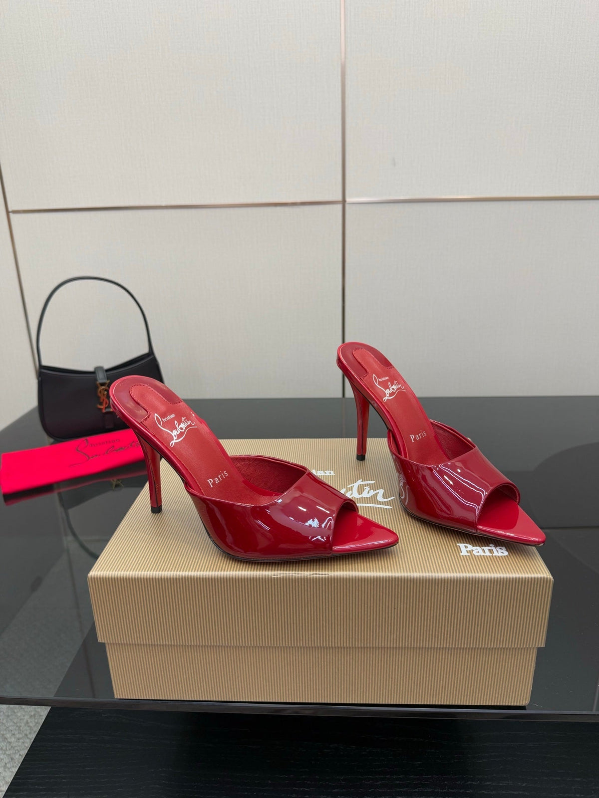 CL 26SS High Heel Sandals 100 Patent Leather 532171