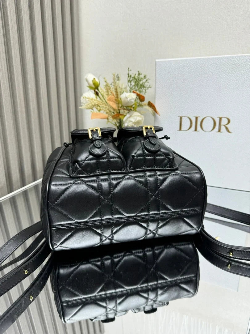 Dior 2026 Caro Backpack 19.5cm Lambskin
