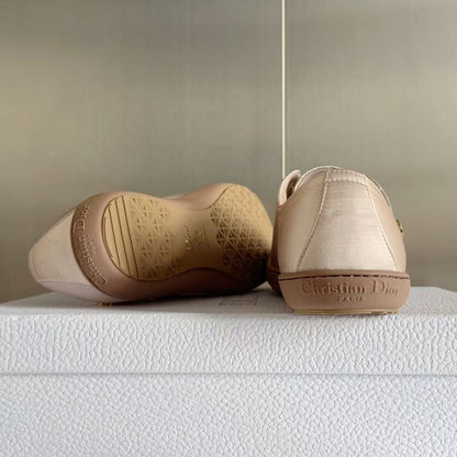 Dior Lucky Sneaker Nude Satin GHW