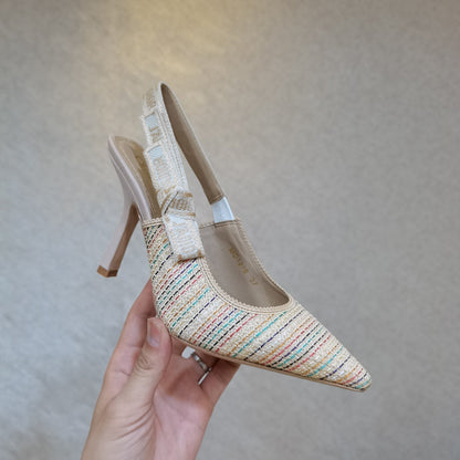 CD 25 J'Adior Slingback Heel Mesh and Leather 237890