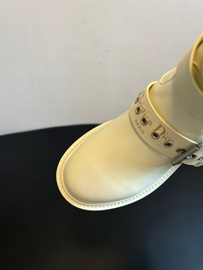 Dior 2025 Long Boot White Cowhide 501248