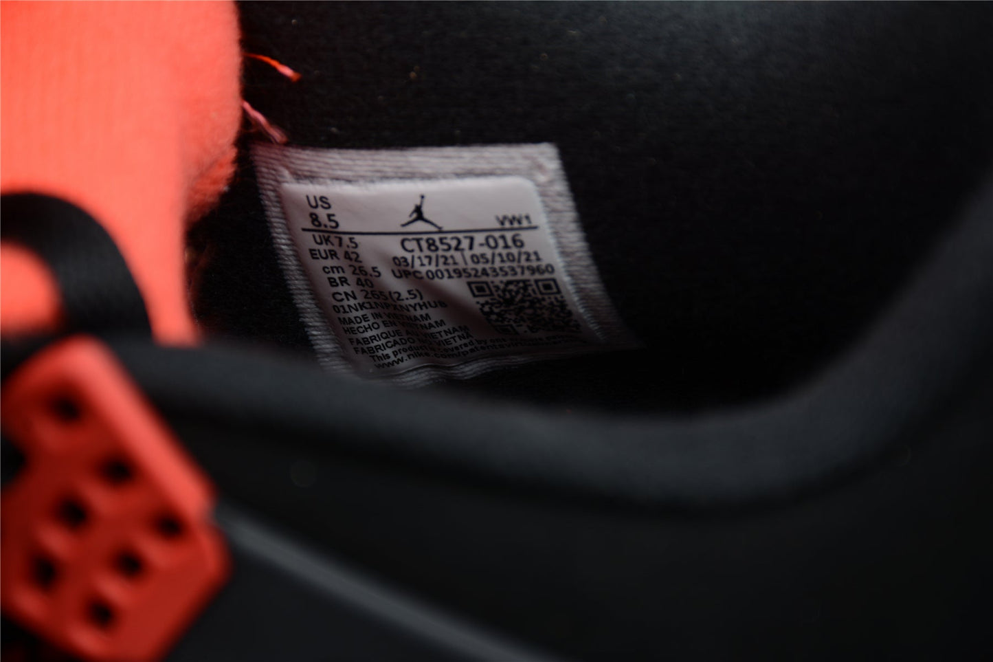 AJ 4 Red Thunder