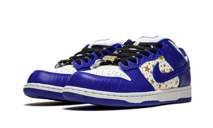 SB Dunk Low "Supreme - Stars - Hyper Blue" DH3228 100