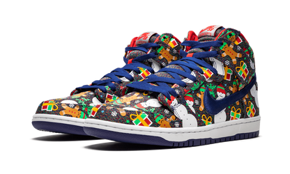SB Dunk High TRD QS "Ugly Christmas Sweater" 881758 446