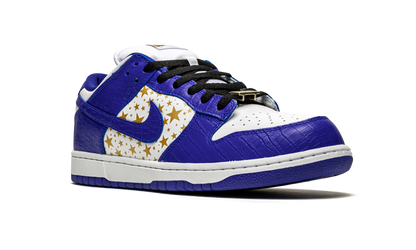 SB Dunk Low "Supreme - Stars - Hyper Blue" DH3228 100