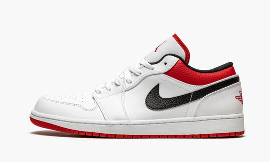 Air Jordan 1 Low “White / Gym Red” Sneakers - Modern Classic