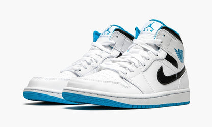 Air Jordan 1 Mid “White / Laser Blue” Sneakers - Court Icon