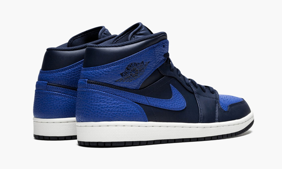 Air Jordan 1 Mid Obsidian Royal Sneakers - Performance Runner