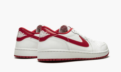 Air Jordan 1 Retro Low OG “White / Varsity Red” Sneakers - Basketball Legend