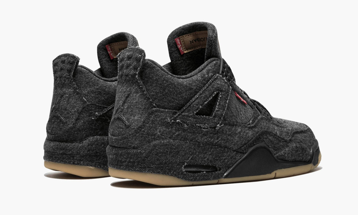 Air Jordan 4 Retro Levis NRG Black Levis Sneakers - Prime Pick