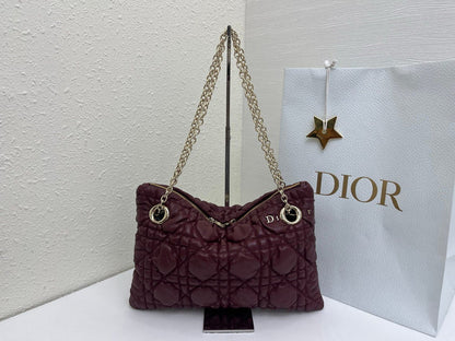 Dior 2026 Milly-La-Foret Bag 33cm Denim and Lambskin 158107
