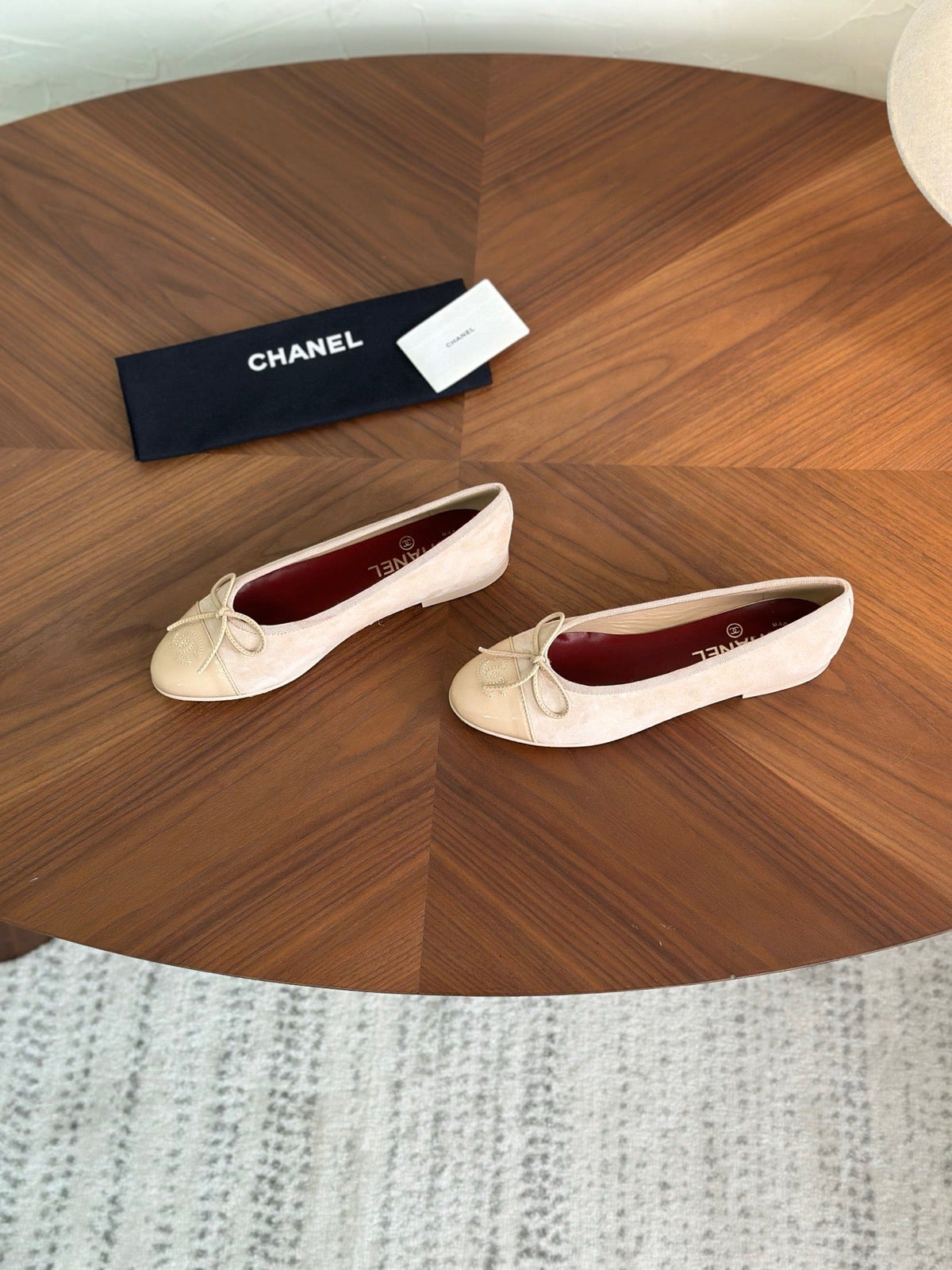 Chanel 2026 Ballet Flat Lambskin And Suede 907860