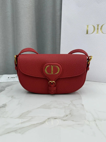 Dior 2026 Bobby East-West Bag 21cm Multicolors Fabric and Grained Calfskin