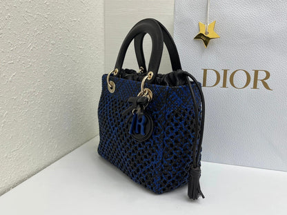 Dior 2026 Woven Bag 24cm Lambskin