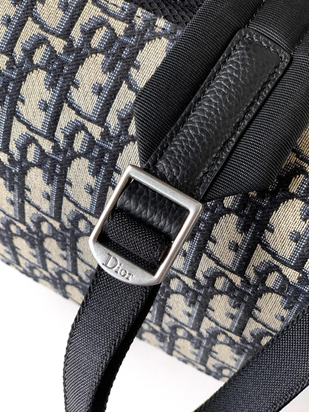 Dior 2026 Saddle Heritage Backpack With Flap 42cm Fabric Leather 355424