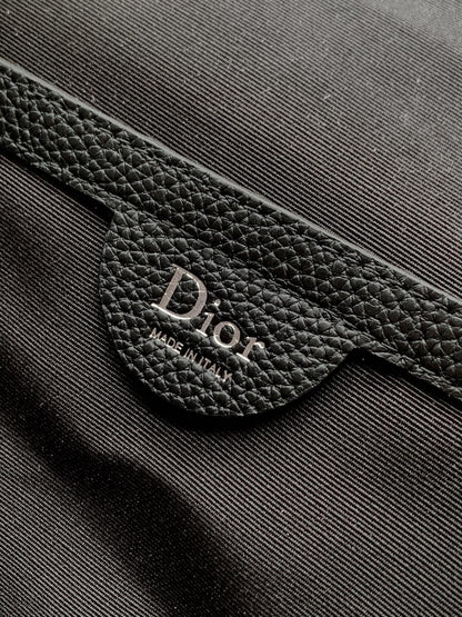Dior 2026 Saddle Heritage Backpack With Flap 42cm Fabric Leather 355424