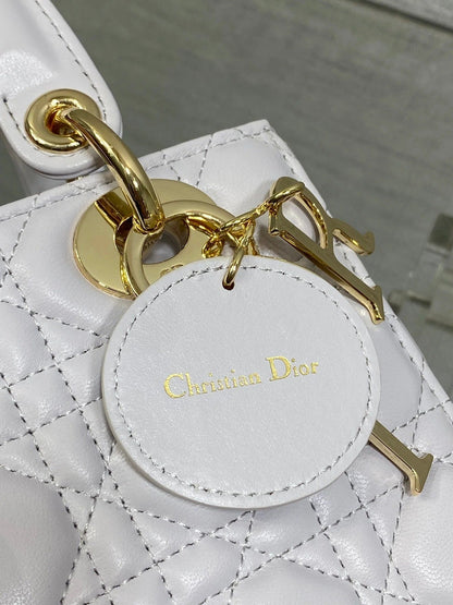 Dior 2026 Mini Lady Dior Bag Light Purple Lambskin 267705