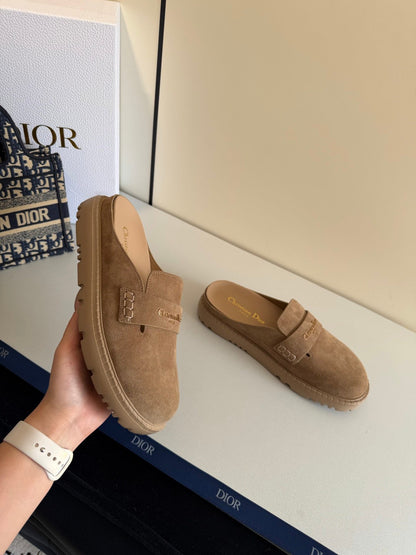 CD Boy Mules Full Brown Suede