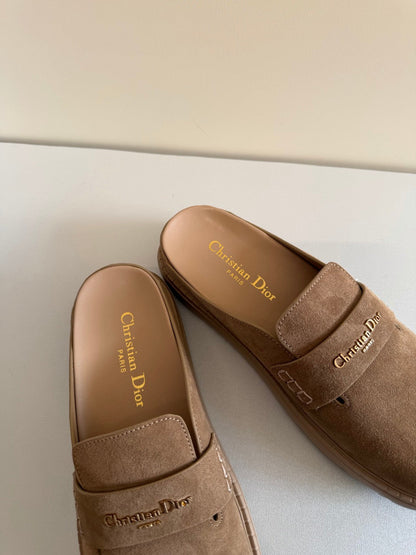 CD Boy Mules Full Brown Suede