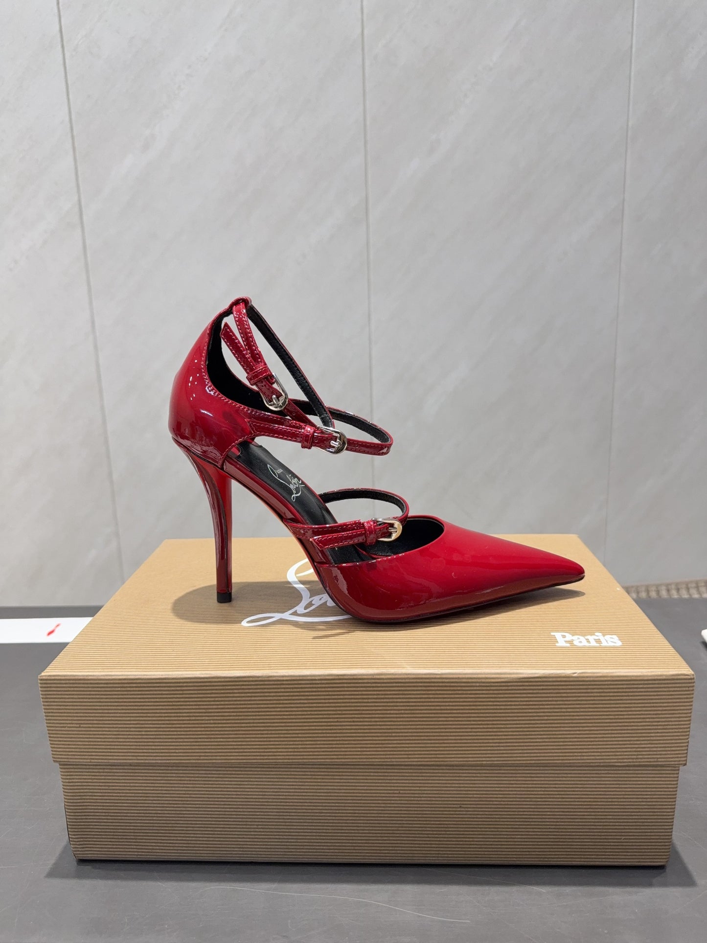 CL 26SS High Heel Pump 100 Red Patent Leather 613871