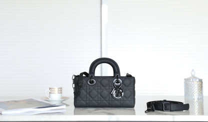 CD Lady D-Joy Black Patent Leather with Black Hardware
