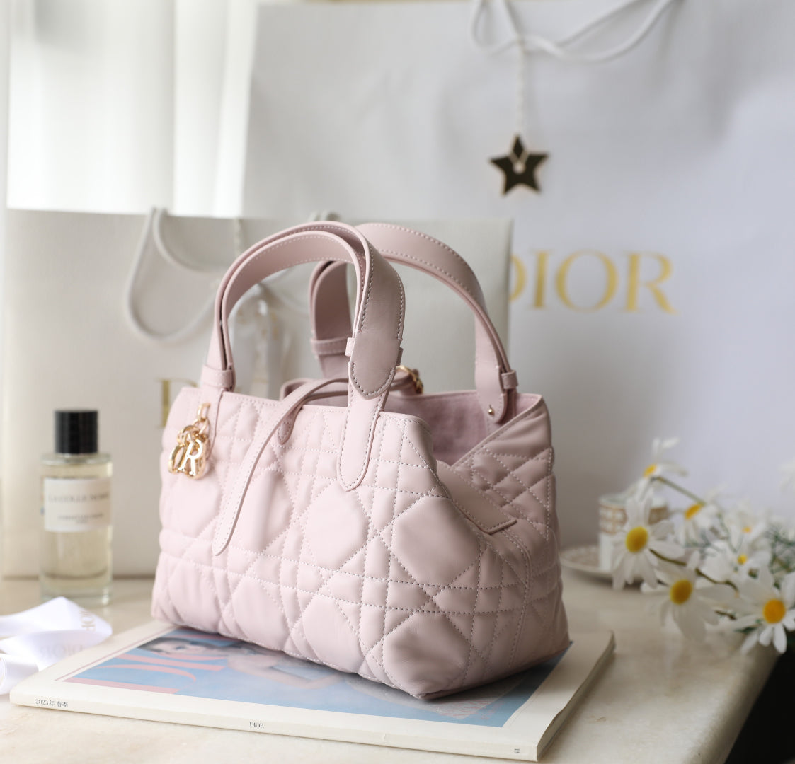 CD Toujours Bag Pink Calfskin