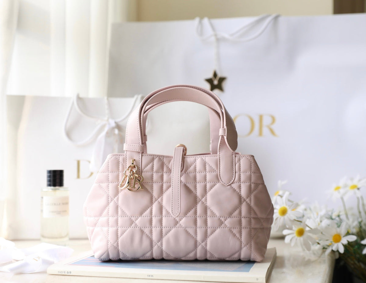 CD Toujours Bag Pink Calfskin