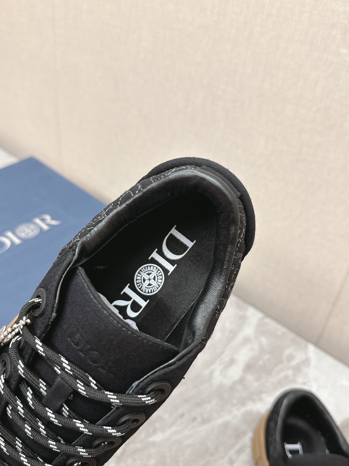 CD And Stone Island B33 Sneaker – Limited And Numbered Edition Black Canvas