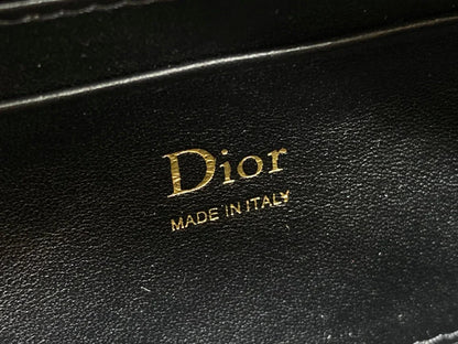 Dior 2026 Bow Pouch 20cm Black Lambskin 284145