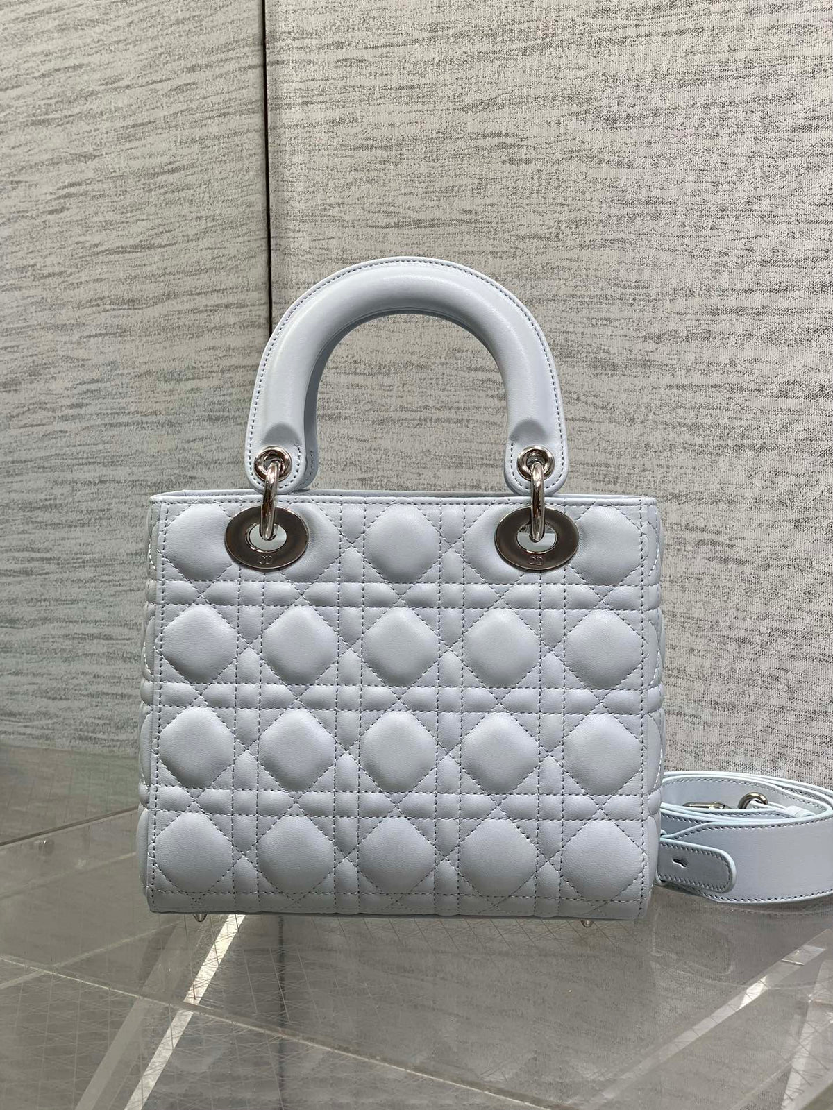 Dior 2026 Lady Dior Bag Glacier Blue Lambskin 286617