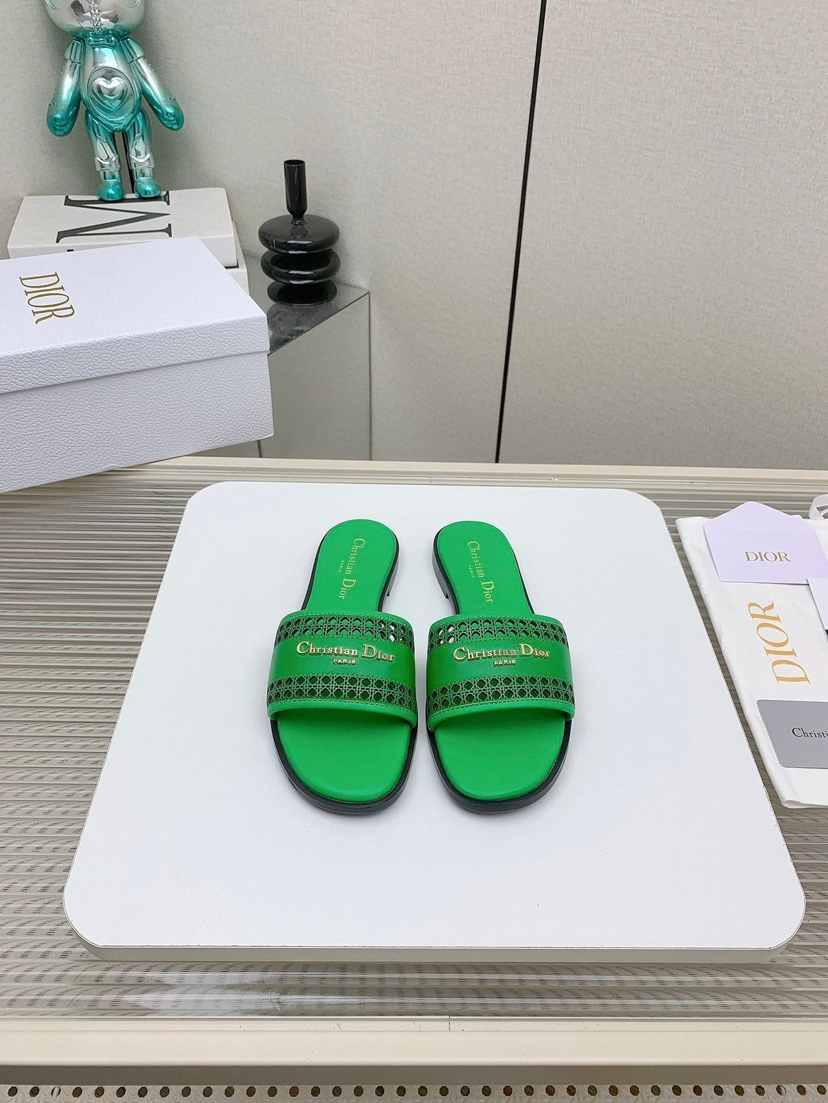 CD D-Lane Slide In Green Cowhide 106279