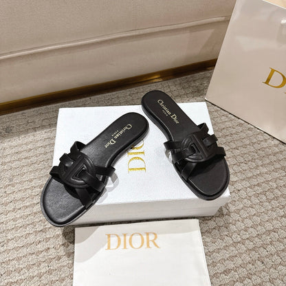 CD 25 high-top sandals black calfskin 396106