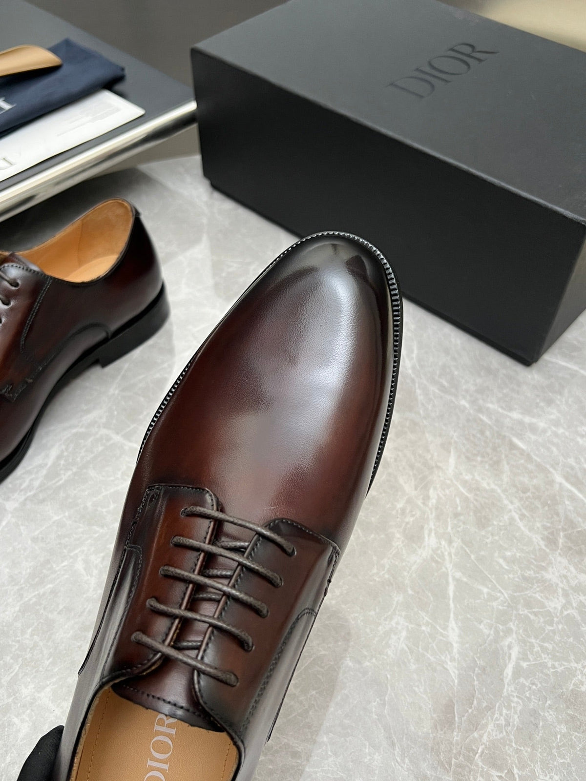 CD Timeless Derby Men’s Loafer Burgundy Polished Cowhide 112653