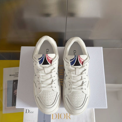cd star sneaker white black calfksin