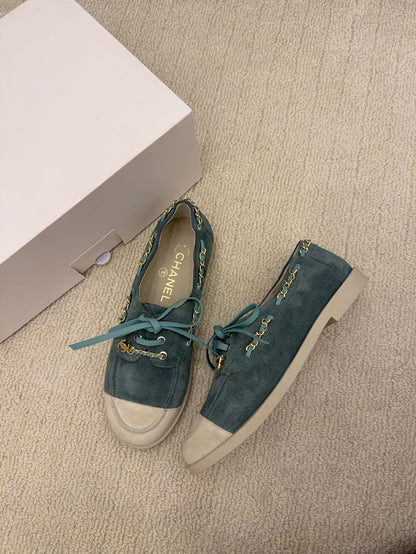 CC 26 Mocassin Loafer Blue Suede 588897