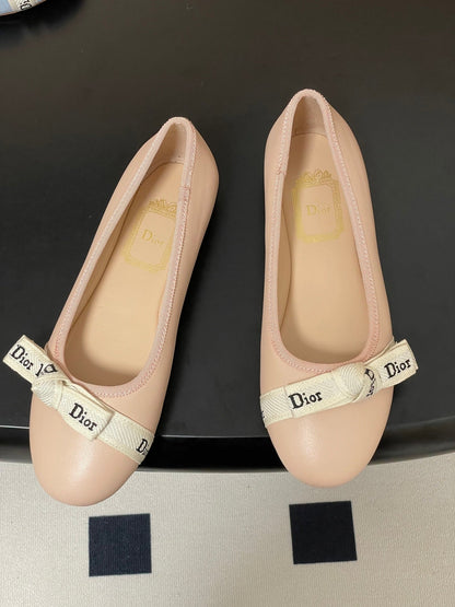 CD J'Adior Ballet Flat Pink Lambskin 834928