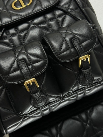 Dior 2026 Caro Backpack 19.5cm Lambskin