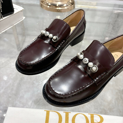 CD 25 Loafers Chocolate Brown Patent Leather 306931