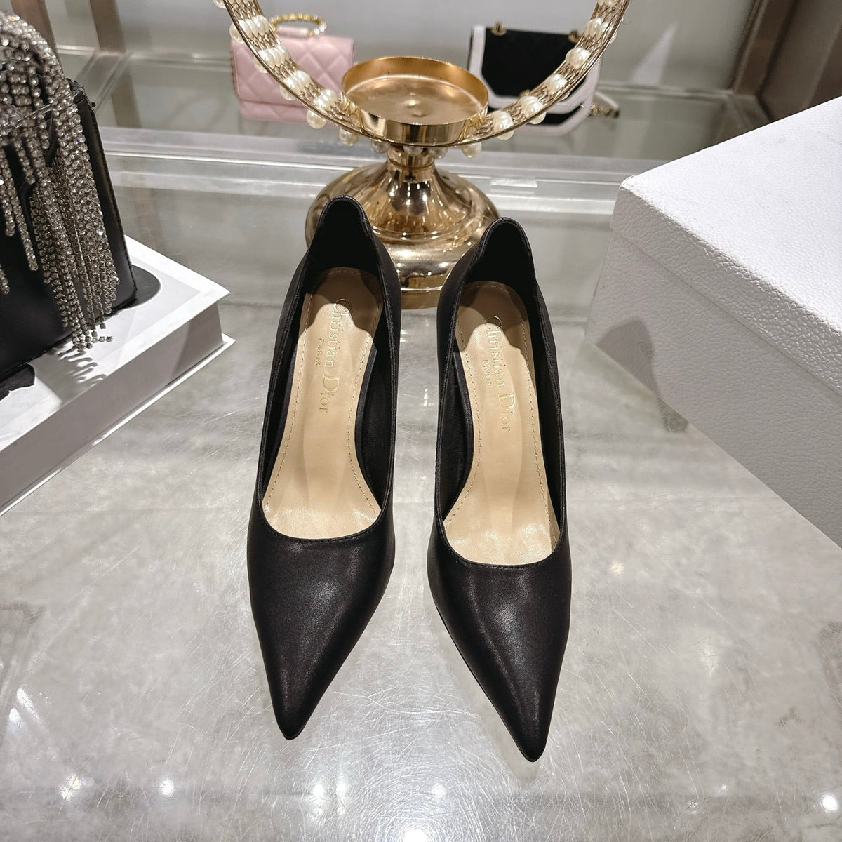 CD 26s Icon Pump 8cm Black Supple Calfskin 679845