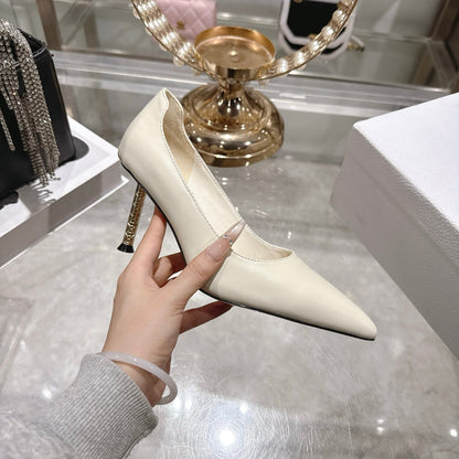 CD 26s Icon Pump 8cm Ivory Supple Calfskin 679846