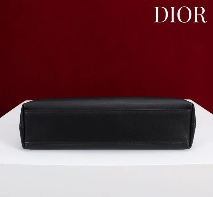 Dior 2026 Bow Bag 27cm Black Lambskin