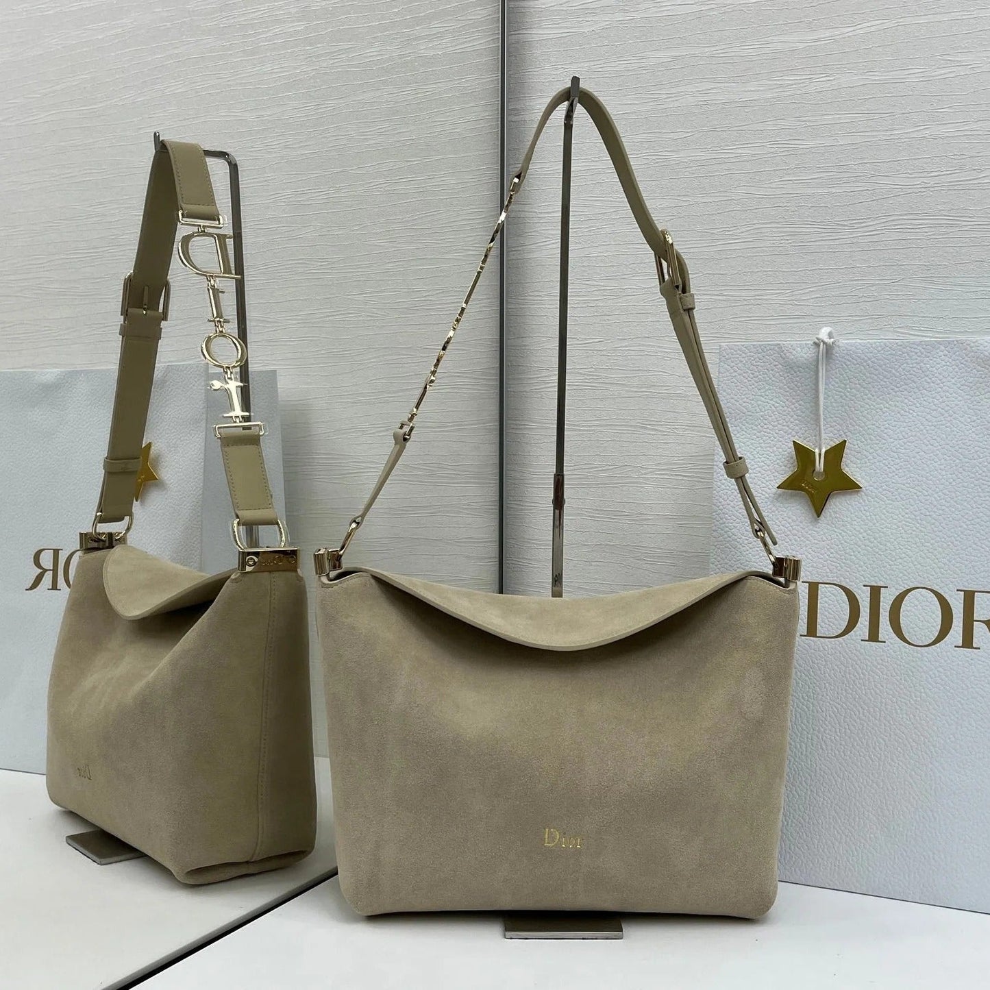Dior 2026 Diorly Bag 28cm Suede Calfskin