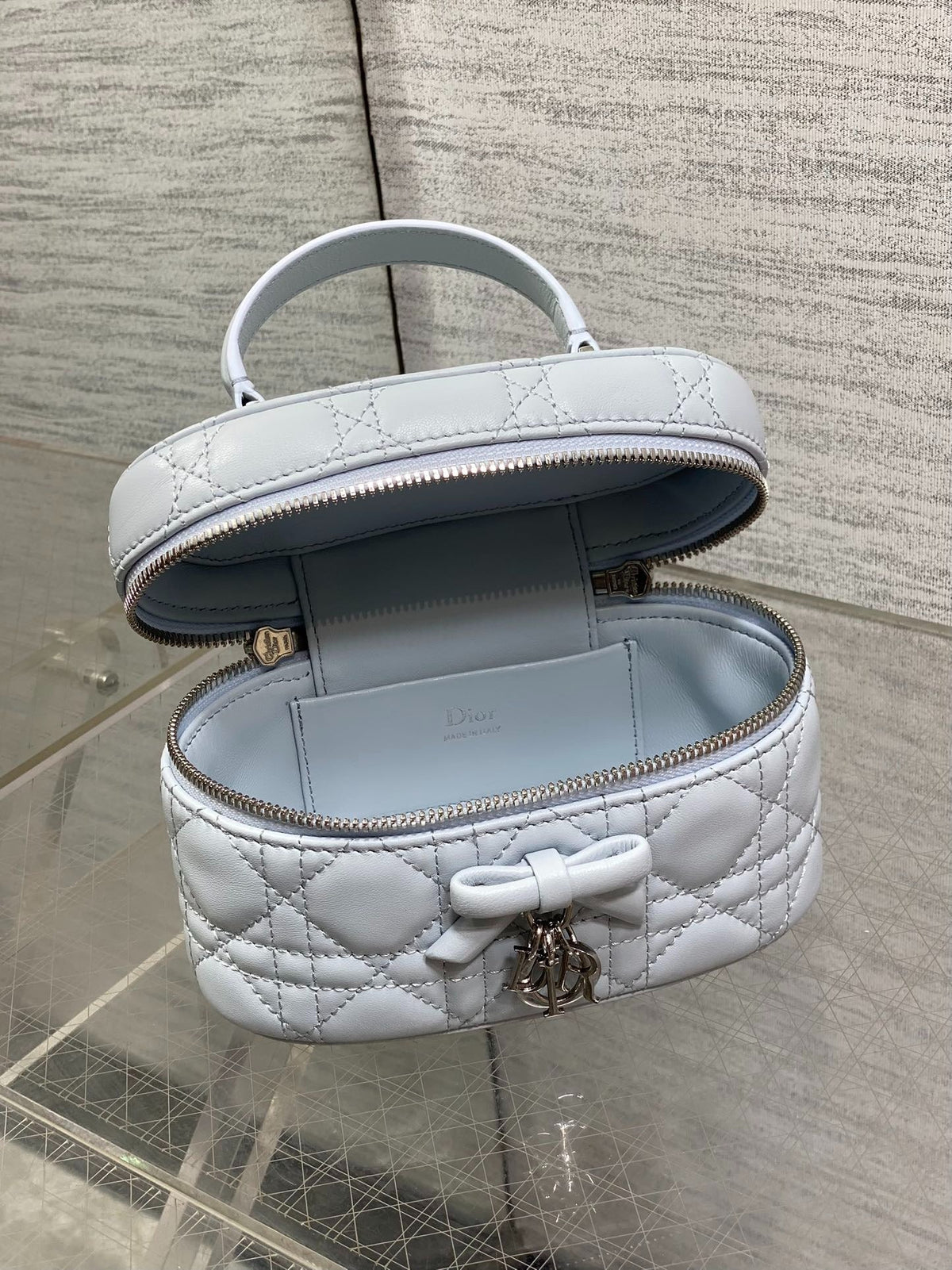 CD 2026 Vanity Bag 17.5cm Cannage Lambskin 289248