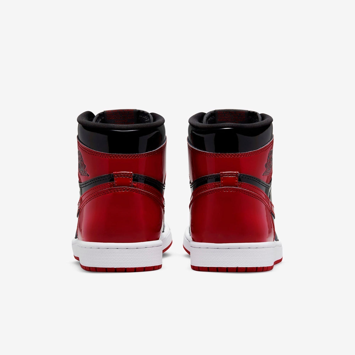 Jordan 1 Retro High OG Patent Bred Sneakers - Collaboration Release
