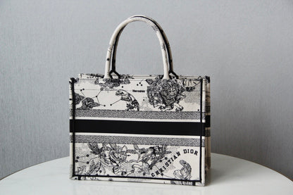 Medium CD Book Tote 36cm Hercules White